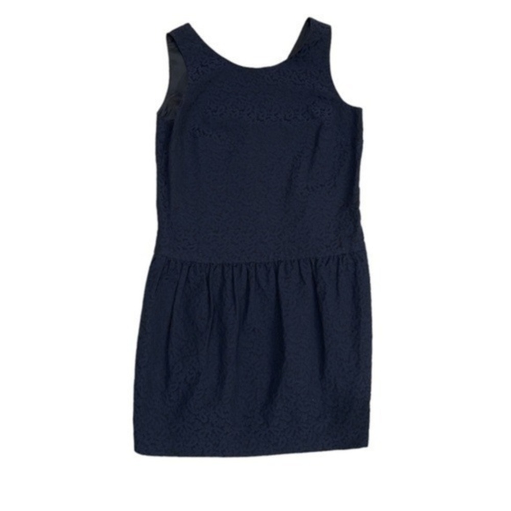 Club Monaco Navy Balloon Bottom Dress
